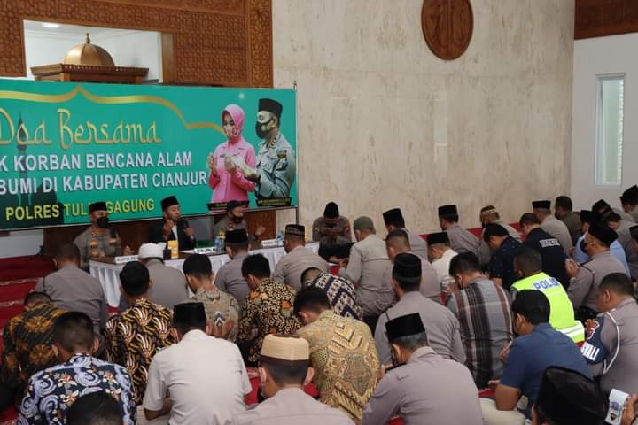 Polres Tulungagung Gelar Doa Bersama untuk Korban Gempa Cianjur