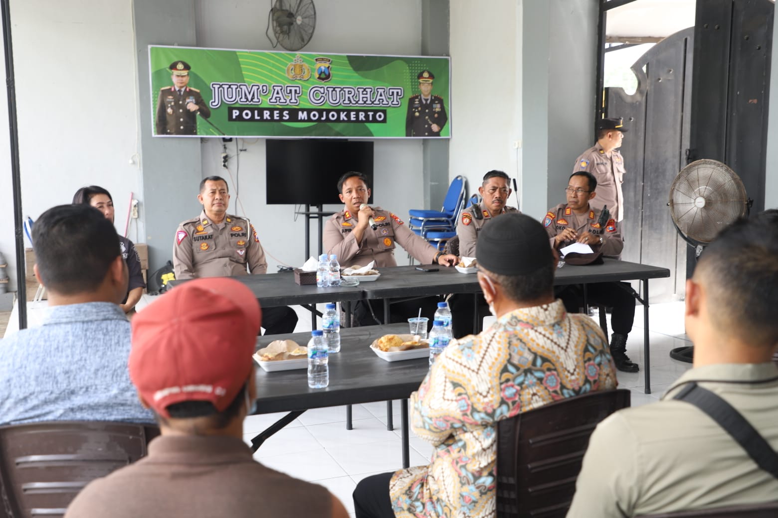 Polres Mojokerto Dengarkan Aspirasi Masyrakat Lewat Jumat Curhat