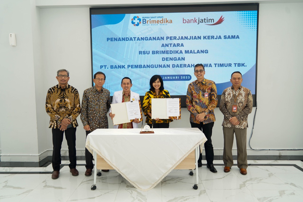 Bank Jatim dan RSU Brimedika Jalin Kerjasama Layanan Kesehatan Pegawai