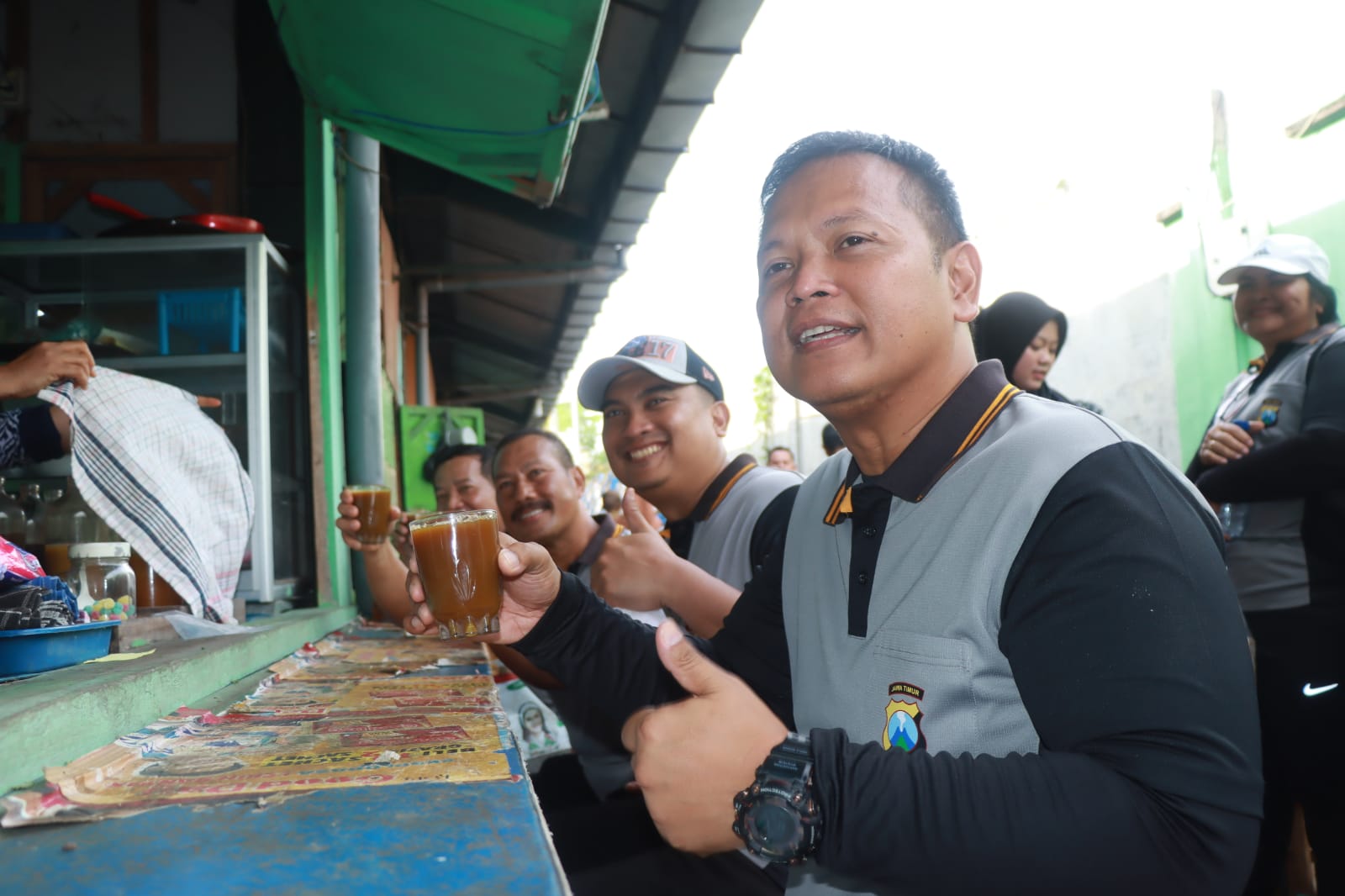 Kapolresta Sidoarjo Kesengsem Jamu