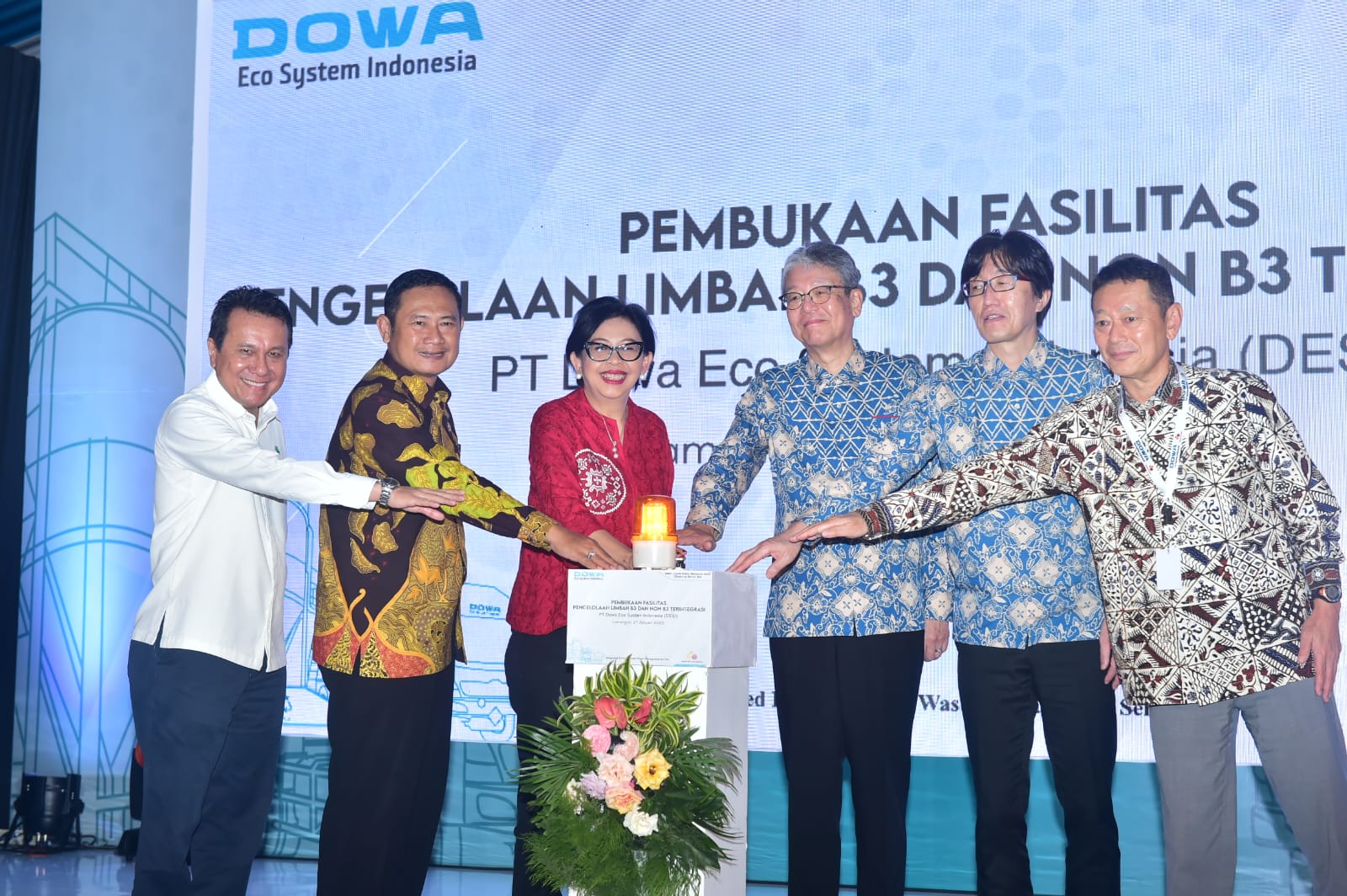 Tingkatkan Iklim Investasi Lamongan, Fasilitas Pengelolaan Limbah B3 dan Non B3 di Lamongan Resmi di Buka