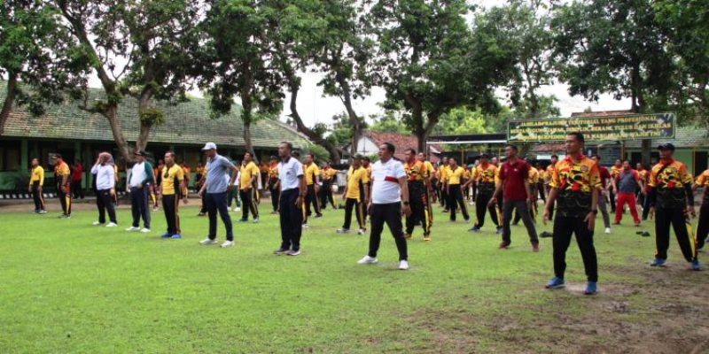 Forkopimda dan OPD Pemkab Bangkalan Gelar Olahraga Bareng
