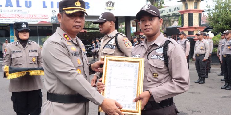 Peringati HUT Ke-42 Satpam, Ini Pesan Kapolres Lamongan