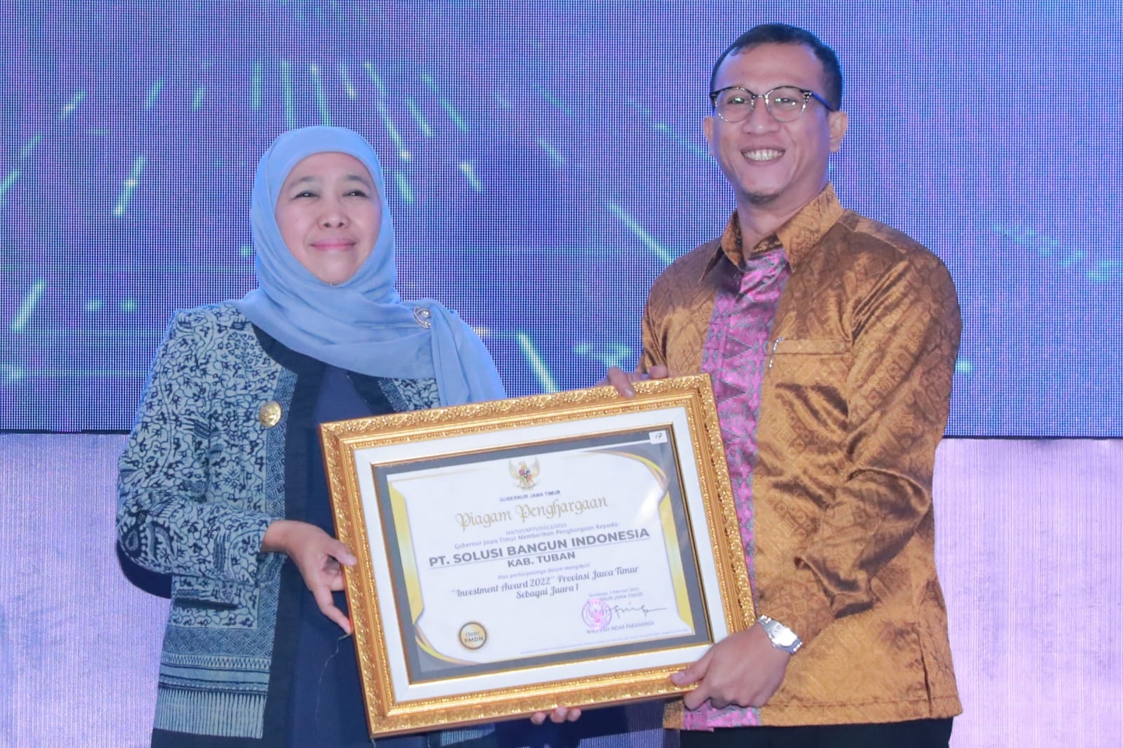 SBI Tuban Raih Juara Pertama Investment Award 2023