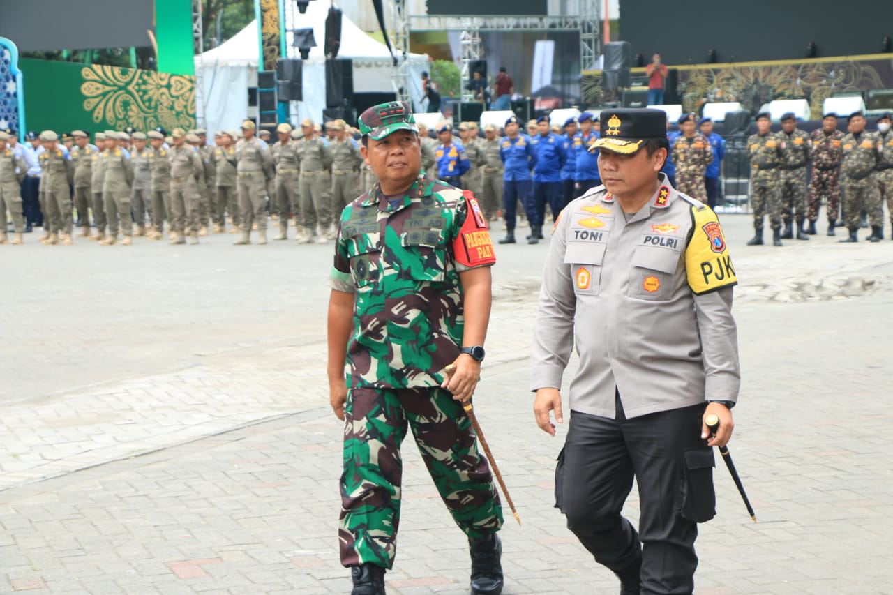 Forkopimda Jatim Gelar Pasukan Operasi Keselamatan Semeru dan Pengamanan Harlah NU