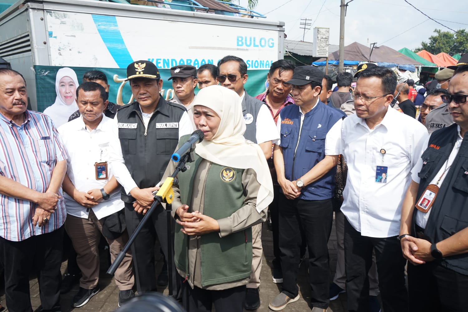 Taman Digelontor 10 Ton Beras Lewat Operasi Pasar