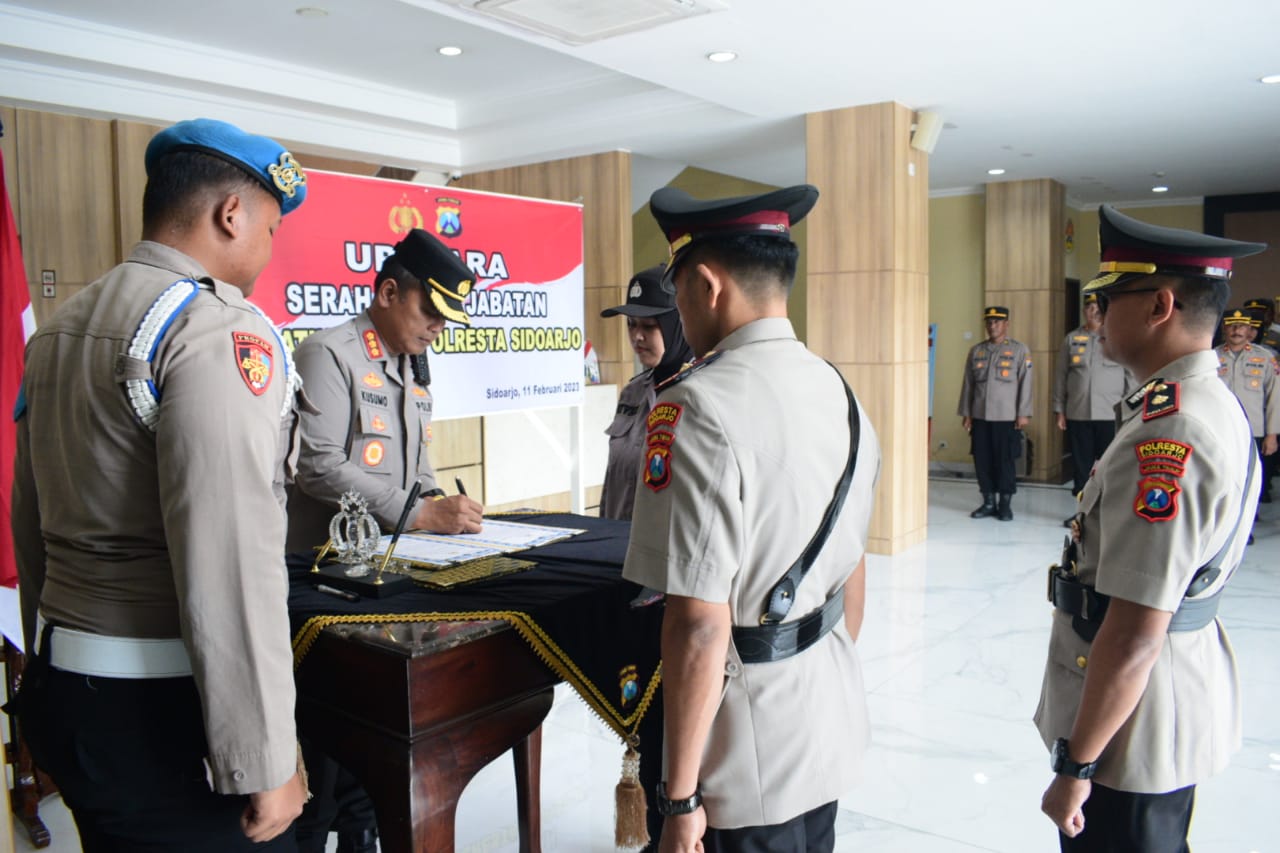 Kompol Andi Amir Jabat Kasat Intelkam Polresta Sidoarjo