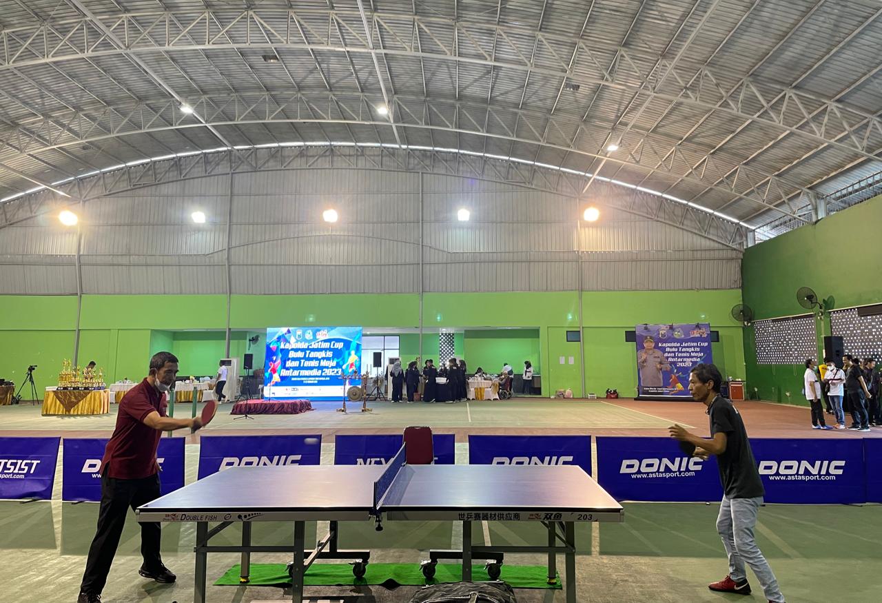 Kapolda Jatim Cup Bulu Tangkis dan Tenis Meja Antarmedia 2023 Dimulai