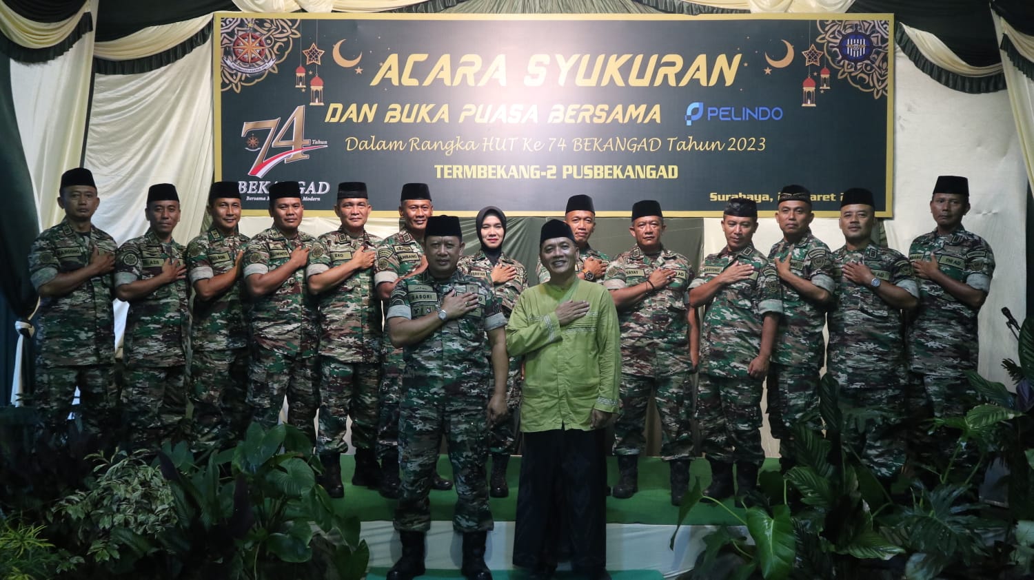 Termbekang-2 Pusbekang TNI AD Gelar Syukuran HUT ke-74 Bekangad