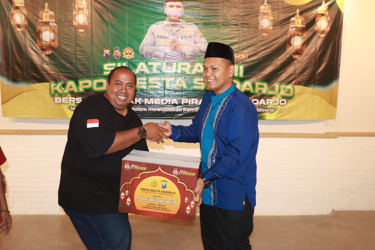 Kapolresta Sidoarjo Silaturahmi Ramadan Bersama Wartawan