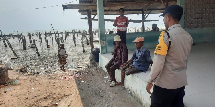 Rusak Ekosistem dan Biota Laut, Polsek Kwanyar Imbau Komunitas Nelayan Tidak Gunakan Jaring Trawl