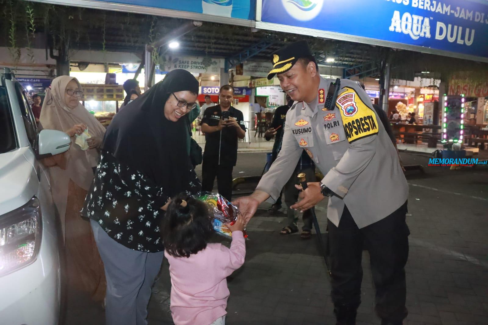 Kapolresta Sidoarjo Cek Puncak Arus Balik di Tol