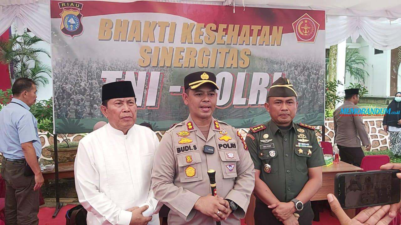 Polres Rohul Gelar Bhakti Kesehatan Bareng TNI dan Pemkab