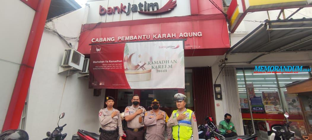 Polsek Jambangan Patroli Bank Cegah Pembobolan ATM