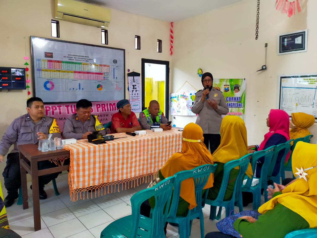 Jumat Curhat Polsek Karangpilang Serap Aspirasi Warga Kebraon