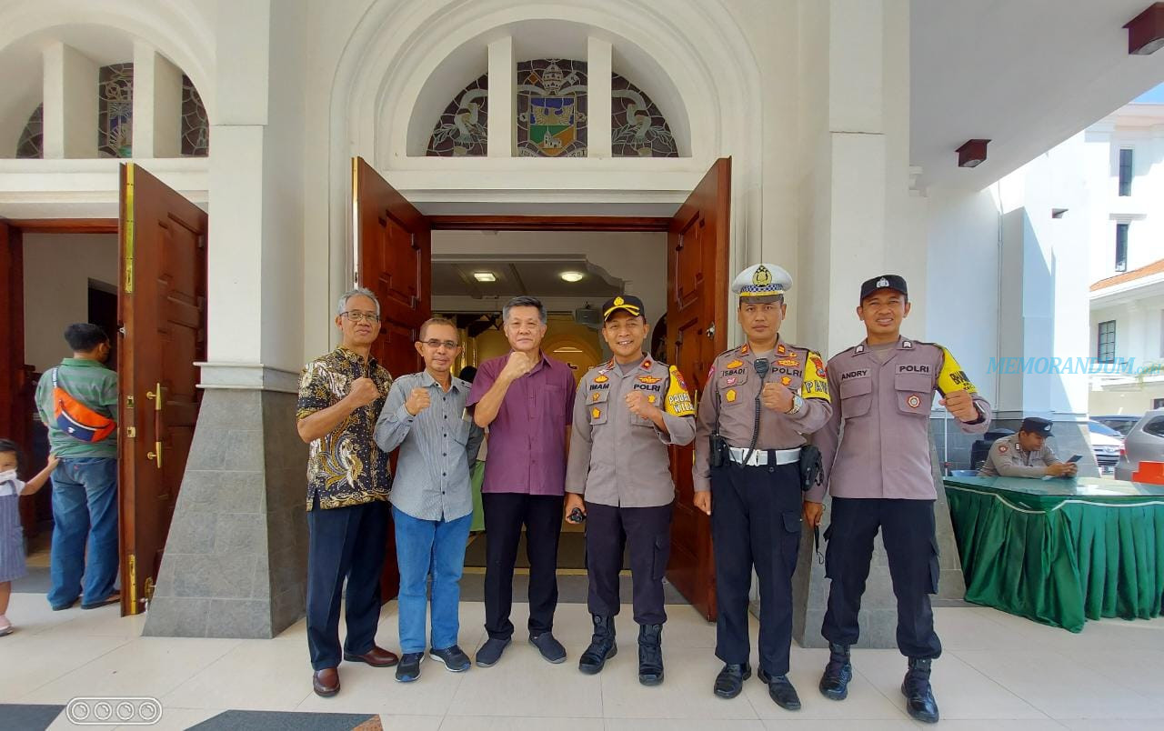 Polsek Tegalsari Amankan Ibadah Kenaikan Isa Almasih