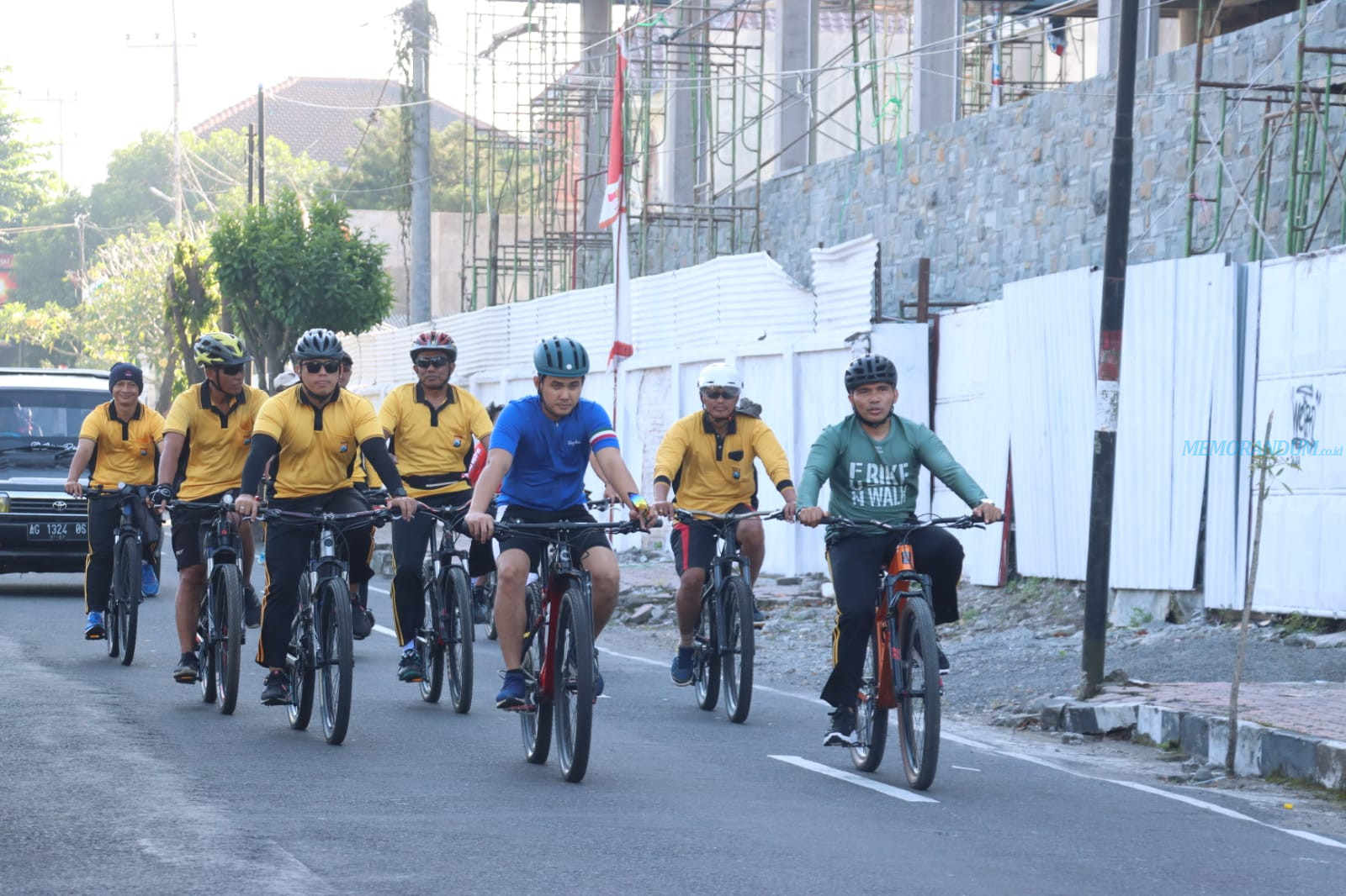HUT Ke-77 Persit, Wakapolres Blitar Ikuti Fun Bike