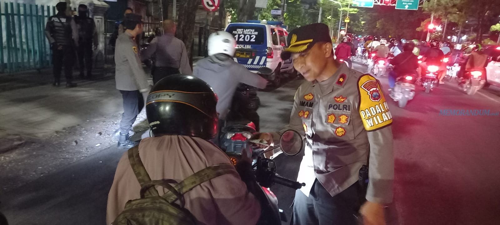 Patroli Gabungan Rayon 2 Antisipasi Aksi Tawuran dan Balap Liar