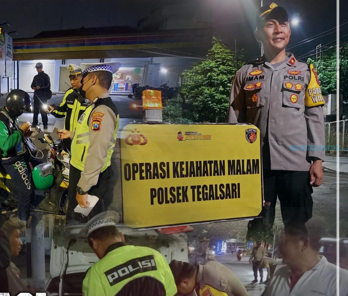 Operasi Kejahatan Malam Polsek Tegalsari