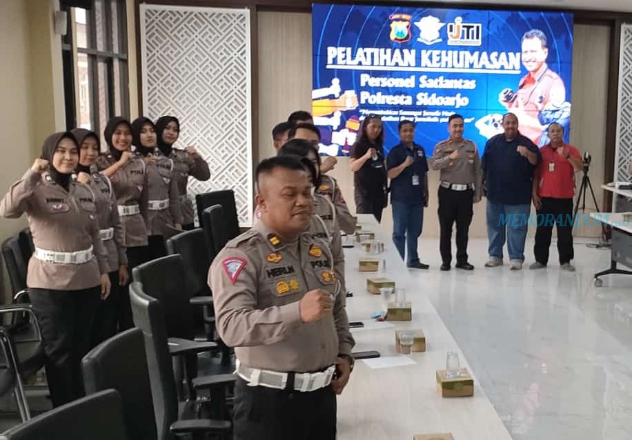 Polantas Sidoarjo Ikuti Diklat Kehumasan dan Jurnalistik Gandeng IJTI