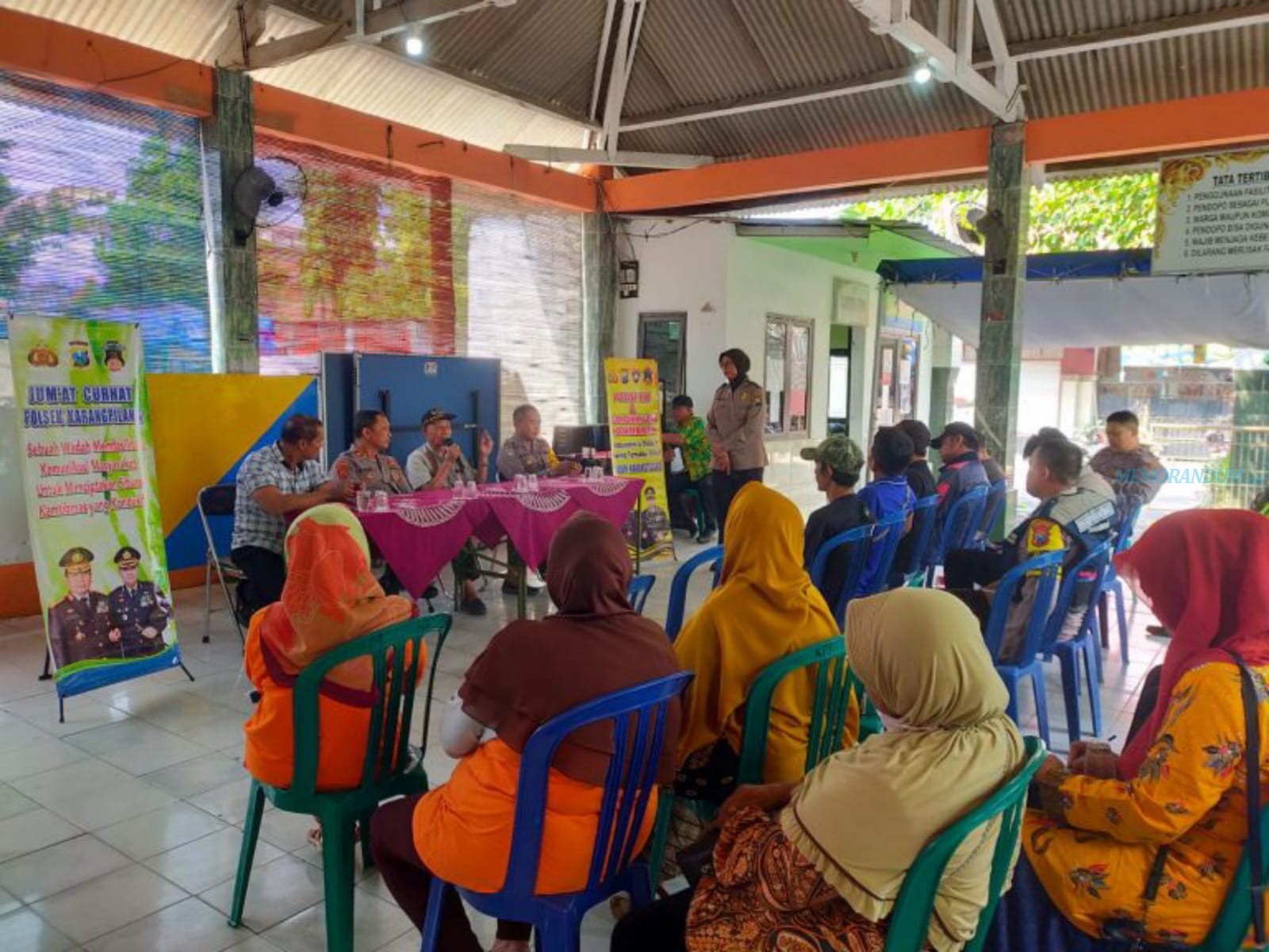 Jumat Curhat, Polsek Karangpilang Serap Aspirasi dan Keluhan Warga