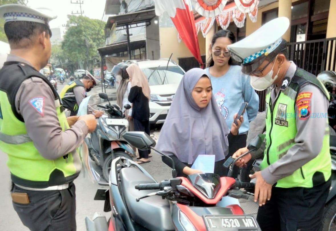 Operasi Patuh Semeru 2023, Polsek Semampir Jaring 15 Pelanggar