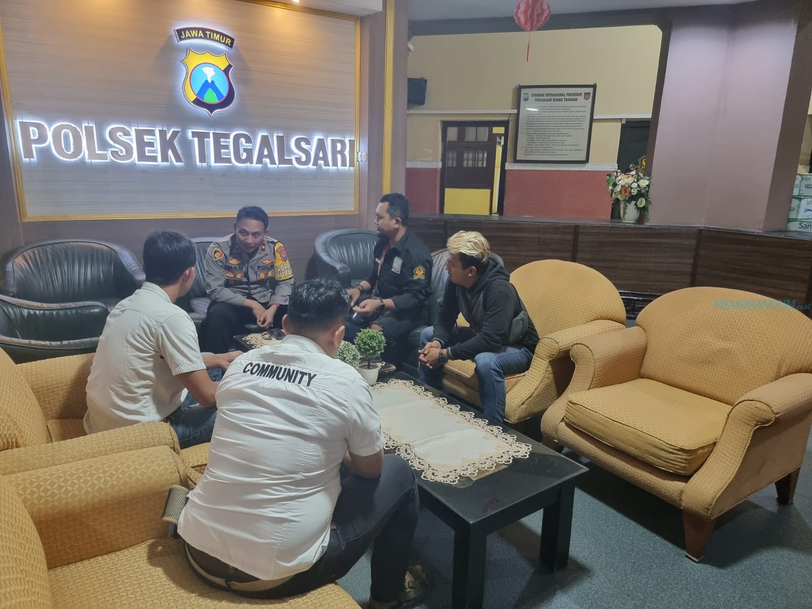 Suroan, Polsek Tegalsari Rakor Bersama PSHT