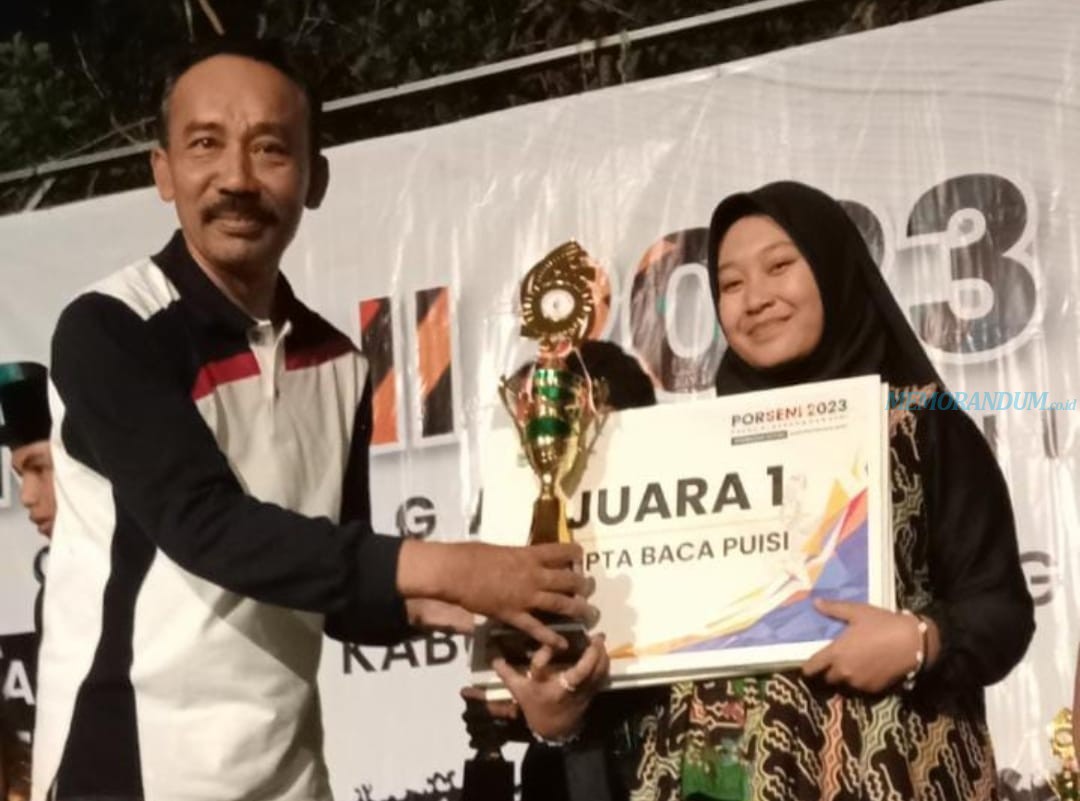 Porseni MA Kabupaten Malang 2023, MAN 1 Malang Juara Pertama Lomba Cipta Baca Puisi