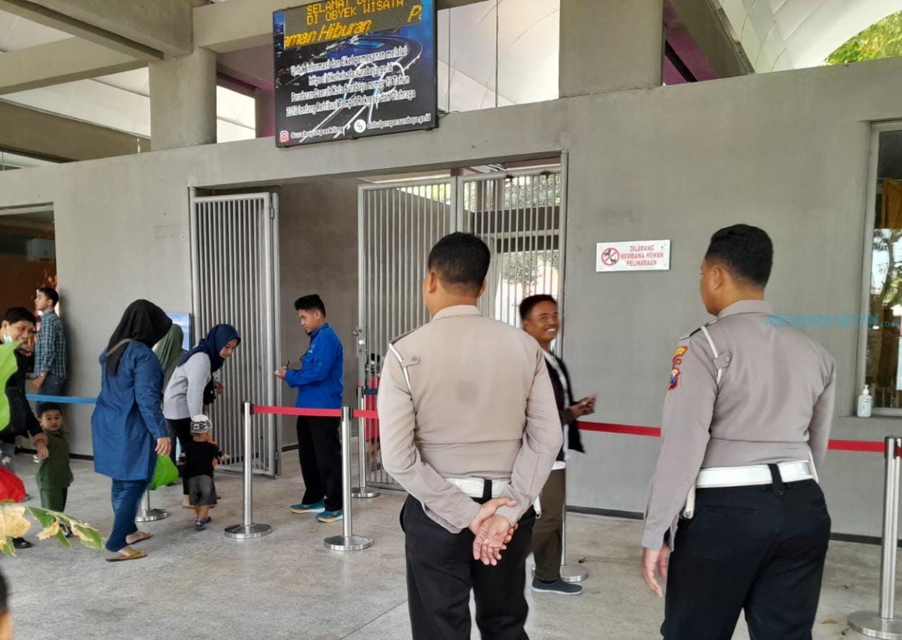 Antisipasi Tindak Kejahatan, Polsek Kenjeran Rutin Patroli Tempat Wisata