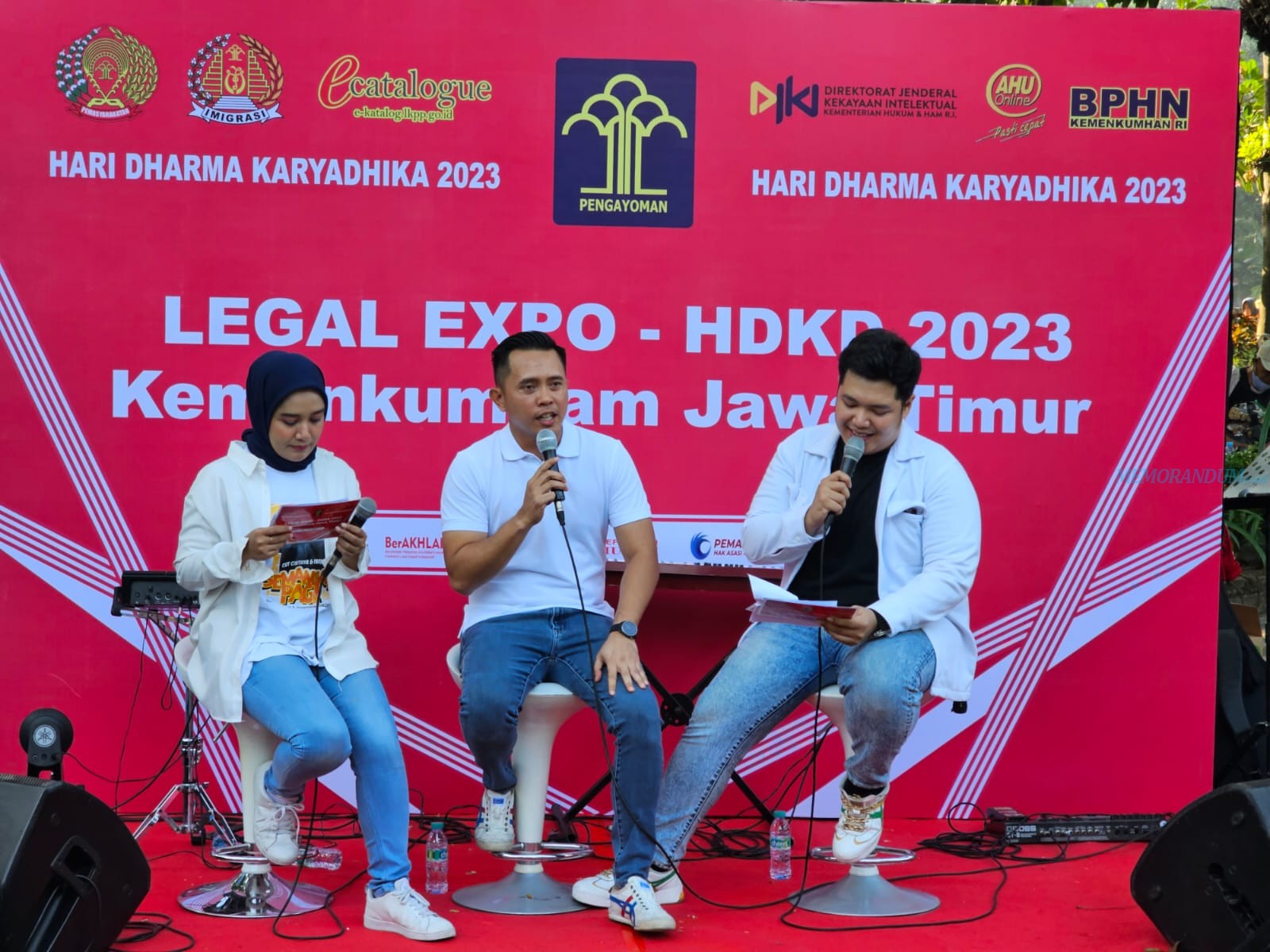 Sambil Olahraga dan Rekreasi, Masyarakat Surabaya Manfaatkan Legal Expo Kemenkumham Jatim di CFD Darmo