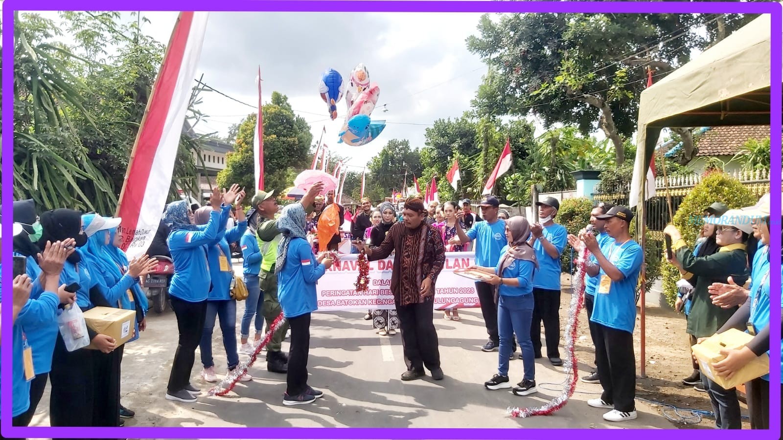 Karnaval HUT Ke-78 RI Desa Batokan Bangkitkan Ekonomi Masyarakat