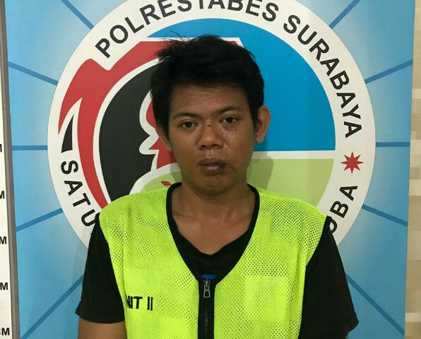 Pengedar Ganja 12 Kilo Dilibas Satreskoba Polrestabes Surabaya