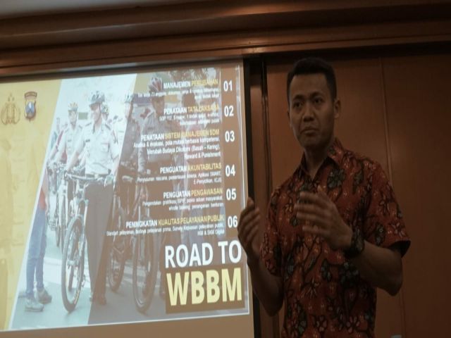 Sandang Predikat WBK, Polres Mojokerto Kota Paparkan 10 Program  Menuju WBBM