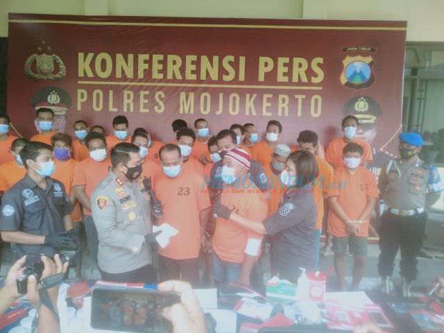 Polres Mojokerto Gulung Jaringan Narkotika