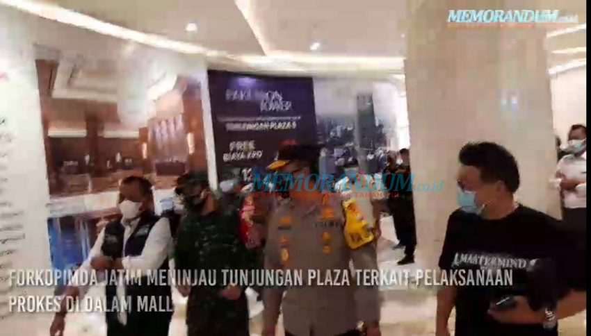 Video : Forkopimda Jatim Pantau Prokes di Mall