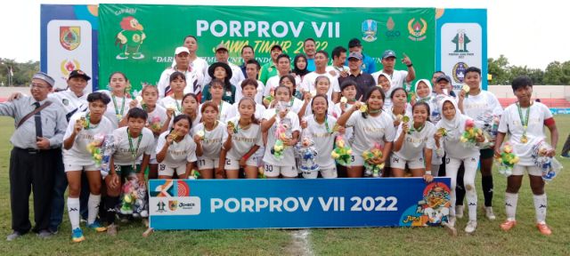 Sepak Bola Putri Banyuwangi Juara Porprov Jatim 2022
