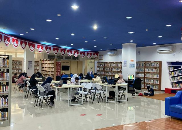 Setiap Hari, Perpustakaan Kota Surabaya Ramai Pengunjung