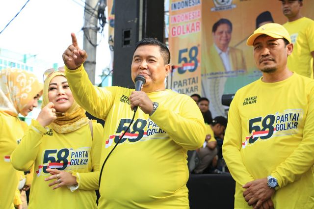 HUT Ke-58, Golkar Jombang Gelar Jalan Sehat bareng Masyarakat