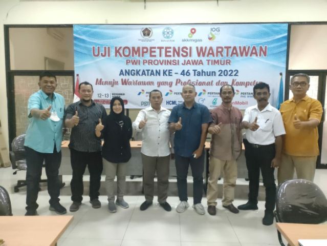 PWI Jatim dan SKK Migas Gelar Uji Kompetensi Wartawan Ke-46