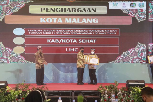 HKN Ke-58, Kota Malang Sabet 3 Penghargaan Bidang Kesehatan