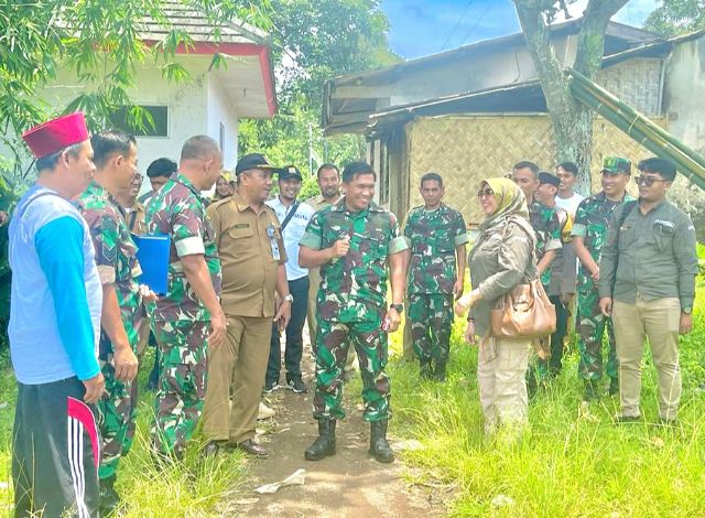 Dandim 0824/Jember Tinjau Lokasi Sasaran TMMD Ke-117 di Desa Klungkung