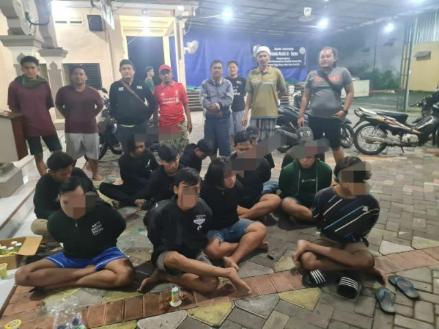 Dua Kelompok Pesilat Tawuran Jelang Sahur, Puluhan Pendekar Diamankan Polisi