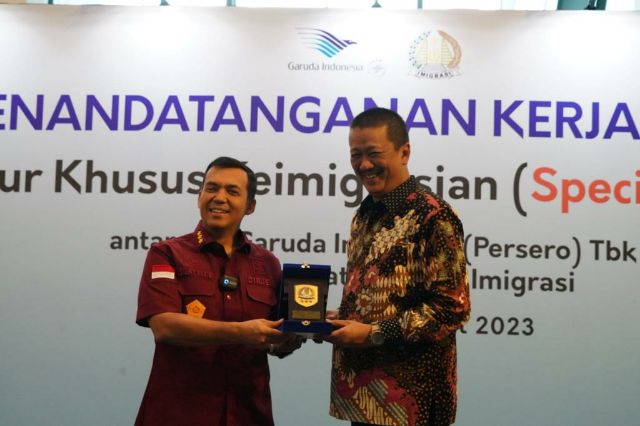 Garuda Indonesia Sinergi dengan Ditjen Imigrasi Resmikan Jalur Khusus Penumpang
