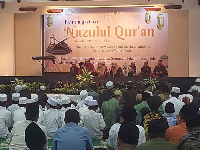 Peringati Nuzulul Quran, PDAM Surabaya Gelar Buka Bersama dengan Anak Yatim 