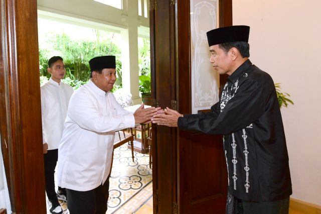 Bersilaturahmi ke Jokowi, Prabowo Didoakan segera Dapat Cawapres