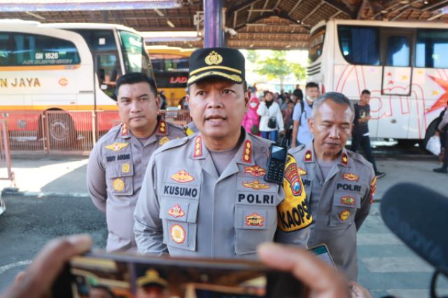 Pantau Arus Balik, Kapolresta Sidoarjo Minta Personel Tetap Semangat