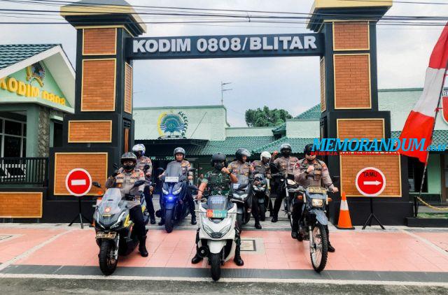 Sinergitas TNI-Polri di Blitar Sukseskan Operasi Ketupat Semeru