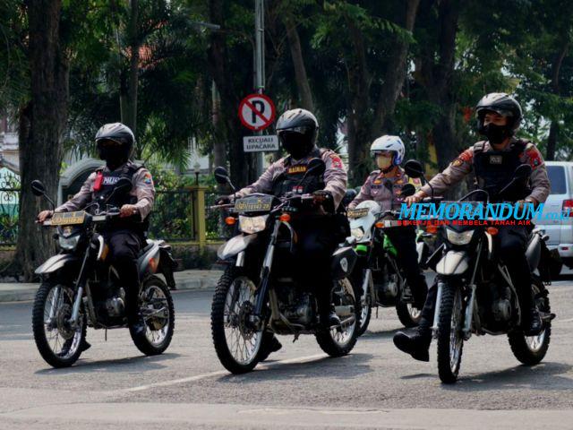 Jamin Keamanan Kota Surabaya, Samapta Polrestabes Gelar Patroli