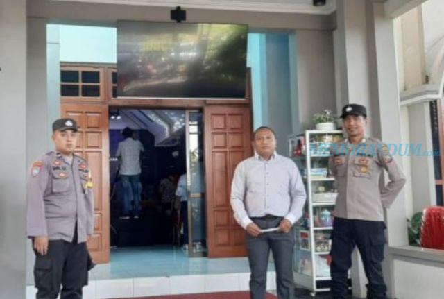 Polres Tulungagung Giat Pengamanan Saat Ibadah Kenaikan Isa Almasih