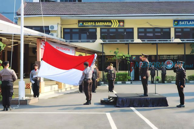 Peringati Harkitnas 2023, Polres Pelabuhan Tanjung Perak Kobarkan Semangat untuk Bangkit